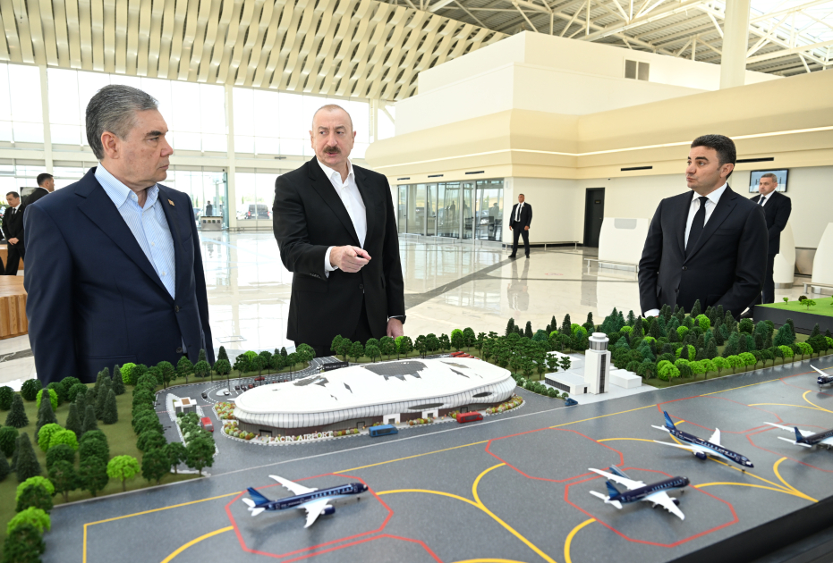 Chairman of Halk Maslahaty of Turkmenistan arrives in Azerbaijan's Fuzuli (PHOTO/VIDEO)