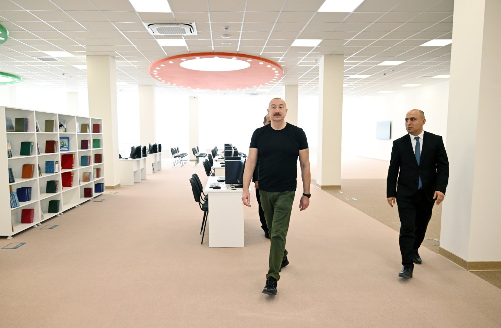 President Ilham Aliyev attends opening of secondary school No. 1 in Aghdam city (PHOTO)