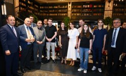 Heydar Aliyev Foundation VP Leyla Aliyeva attends evening on “The Confucius That We Don’t Know” at Baku Book Center (PHOTO)