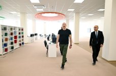 President Ilham Aliyev attends opening of secondary school No. 1 in Aghdam city (PHOTO)