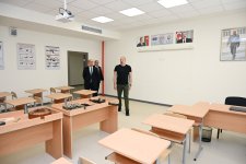 President Ilham Aliyev attends opening of secondary school No. 1 in Aghdam city (PHOTO)