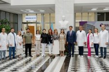 Vice-President of Heydar Aliyev Foundation Leyla Aliyeva visits “Malham Hospital” in Baku (PHOTO)