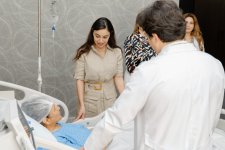 Vice-President of Heydar Aliyev Foundation Leyla Aliyeva visits “Malham Hospital” in Baku (PHOTO)