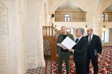 President Ilham Aliyev attends inauguration of restored historic mosque building in Aghdam’s Giyasly village (PHOTO)
