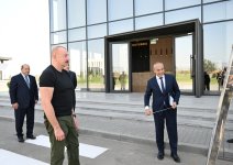 President Ilham Aliyev attends opening of tobacco products manufacturing facility at Aghdam Industrial Park (PHOTO)