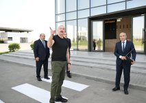 President Ilham Aliyev attends opening of tobacco products manufacturing facility at Aghdam Industrial Park (PHOTO)