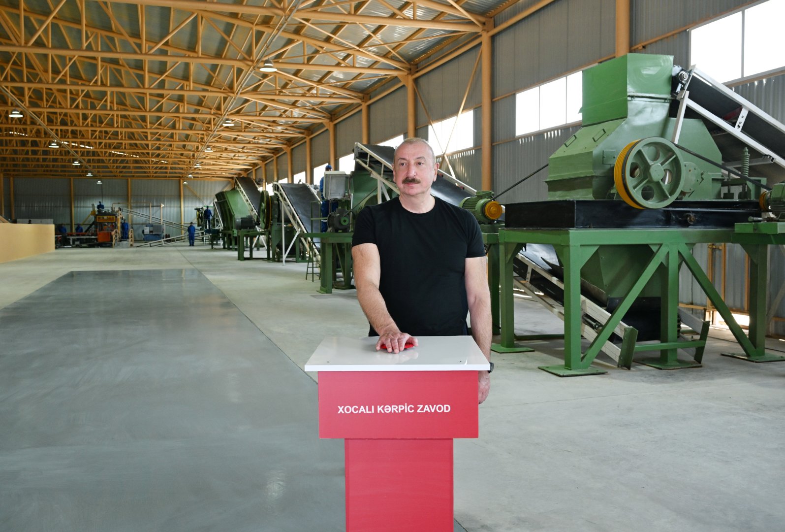 President Ilham Aliyev attends opening ceremony of Khojaly brick factory (PHOTO/VIDEO)