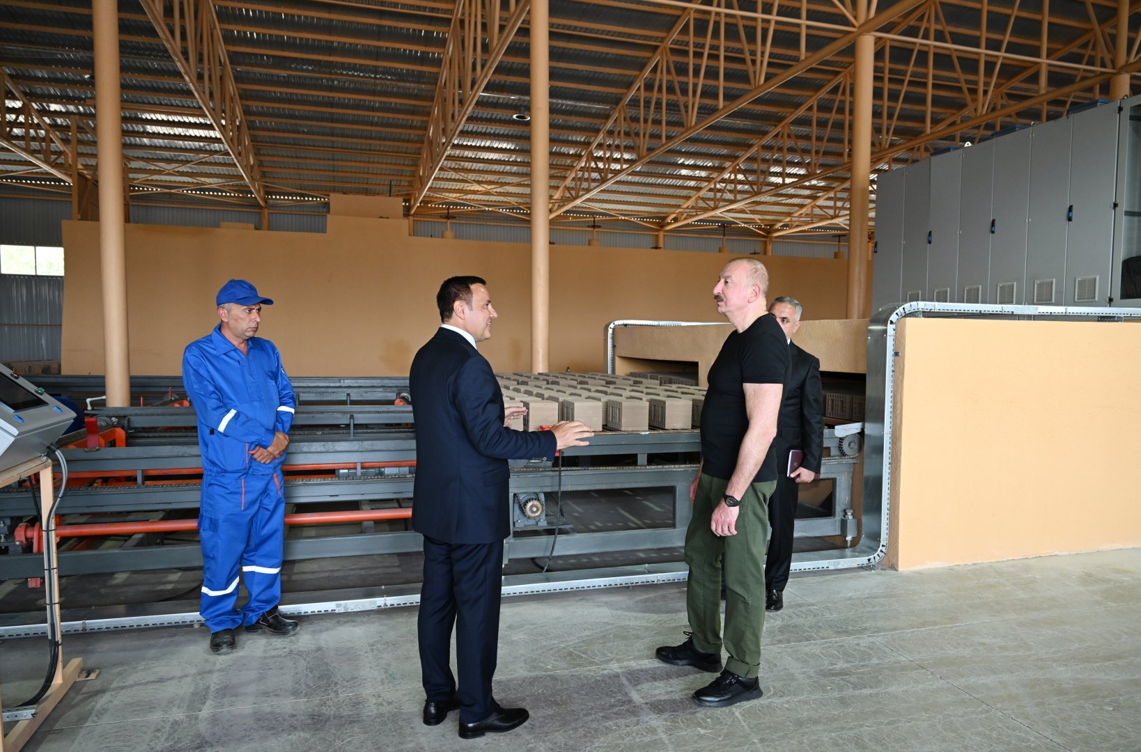 President Ilham Aliyev attends opening ceremony of Khojaly brick factory (PHOTO/VIDEO)