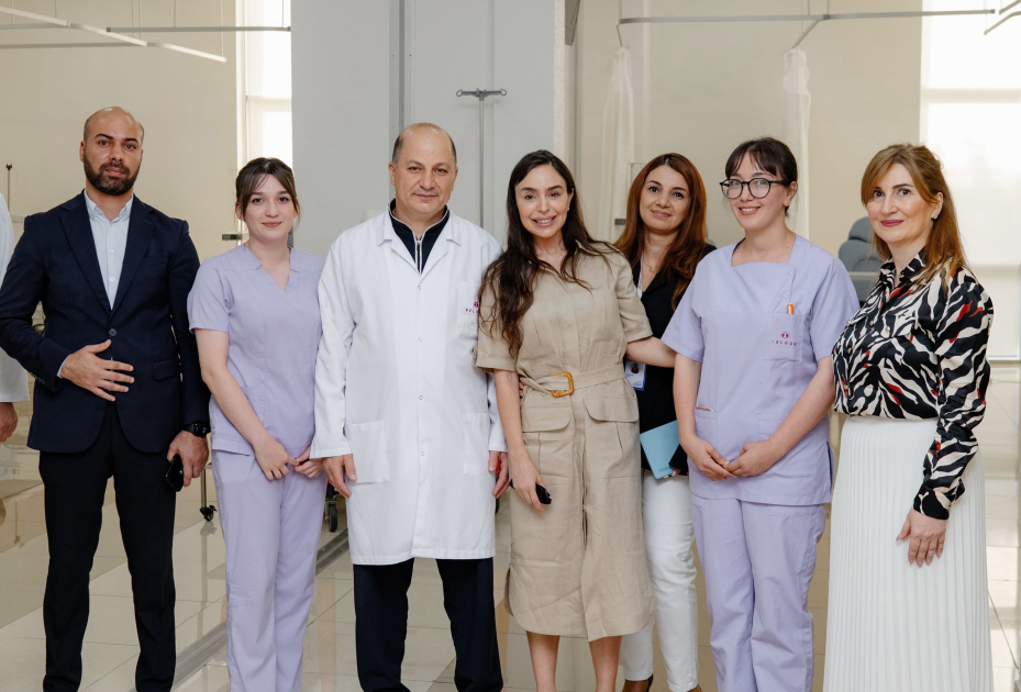 Vice-President of Heydar Aliyev Foundation Leyla Aliyeva visits “Malham Hospital” in Baku (PHOTO)