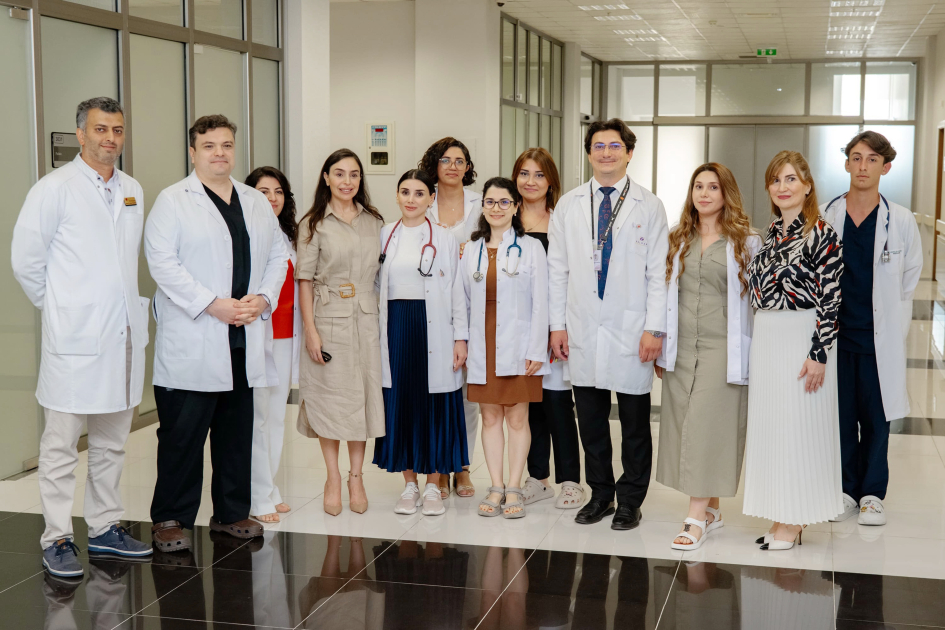 Vice-President of Heydar Aliyev Foundation Leyla Aliyeva visits “Malham Hospital” in Baku (PHOTO)