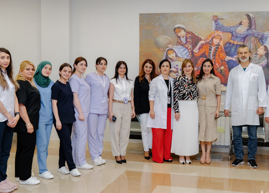 Vice-President of Heydar Aliyev Foundation Leyla Aliyeva visits “Malham Hospital” in Baku (PHOTO)