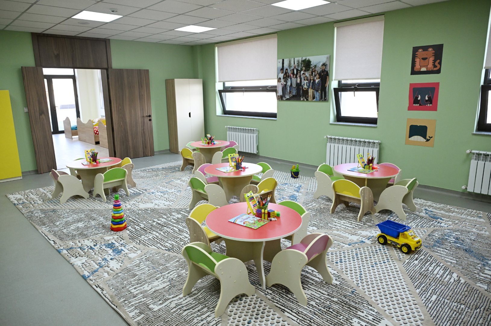 President Ilham Aliyev attends opening of nursery-kindergarten No. 1 in Aghdam city (PHOTO)
