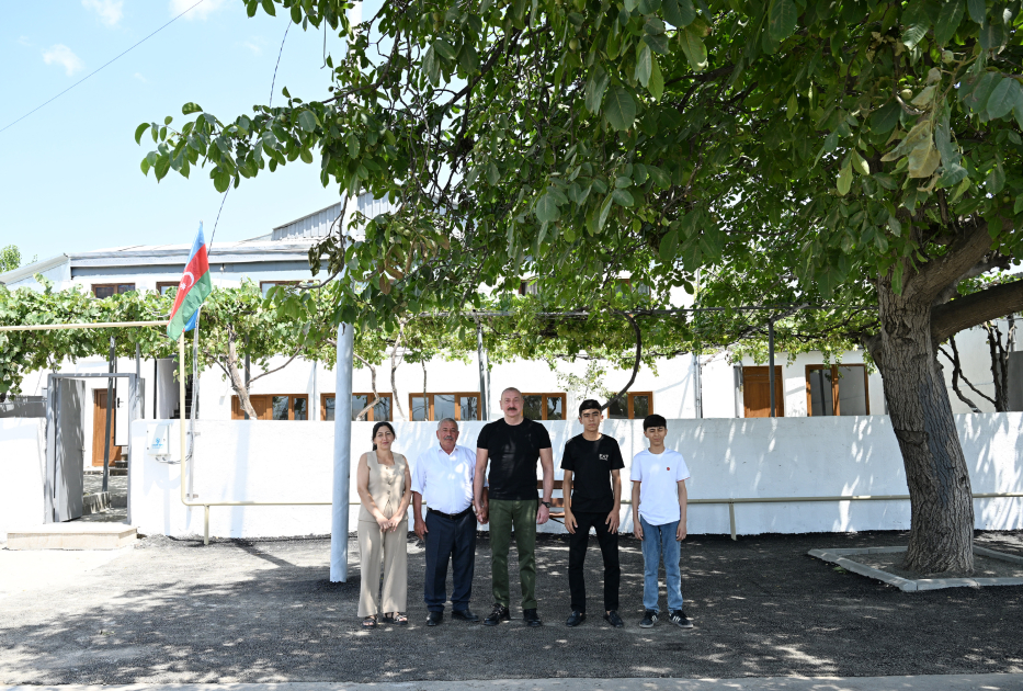 President Ilham Aliyev reviews restoration efforts in Khojaly’s Tazabina village (PHOTO)