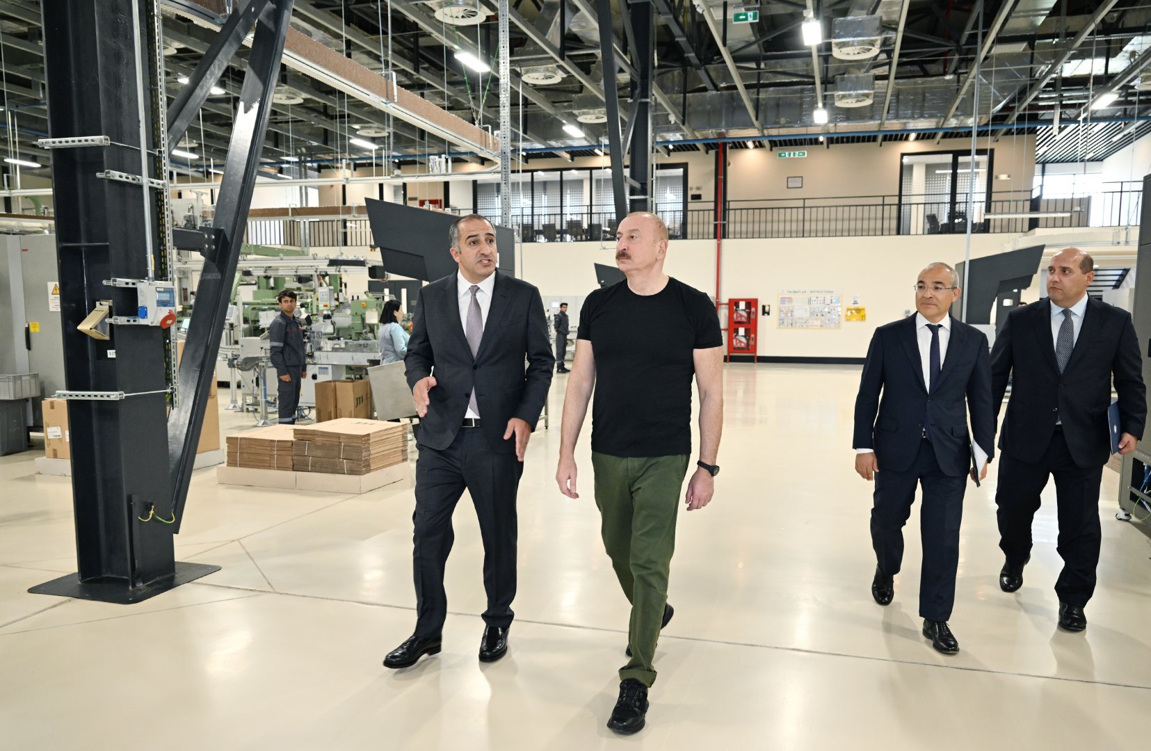 President Ilham Aliyev attends opening of tobacco products manufacturing facility at Aghdam Industrial Park (PHOTO)