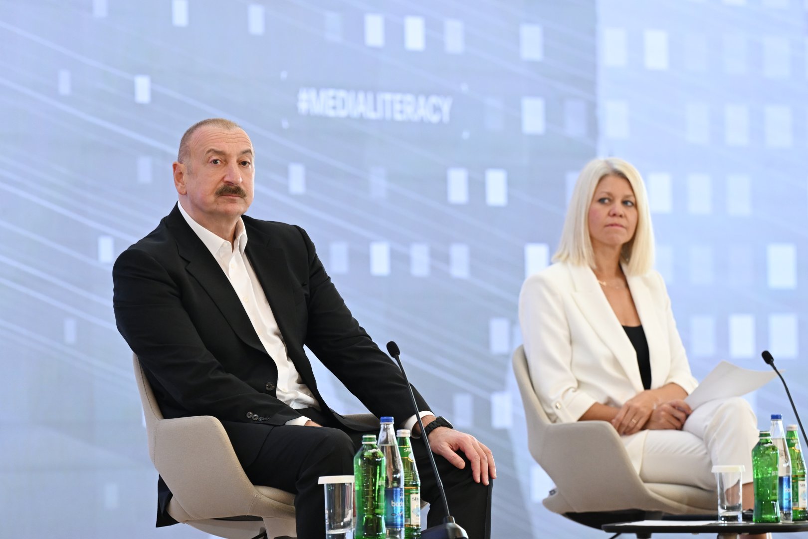 President Ilham Aliyev attends meeting with participants of 3rd Shusha Global Media Forum (PHOTO/VIDEO)