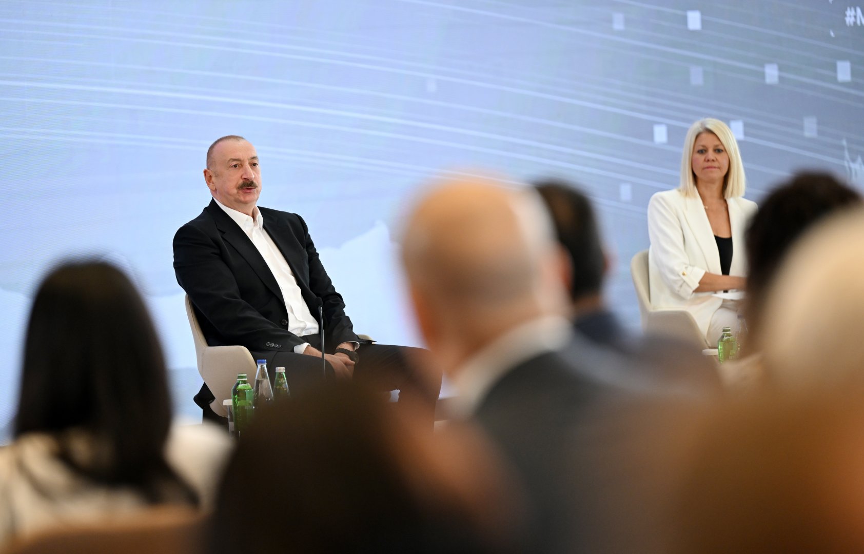President Ilham Aliyev attends meeting with participants of 3rd Shusha Global Media Forum (PHOTO/VIDEO)