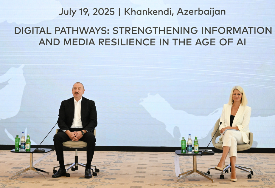 President Ilham Aliyev expresses his stance on natural gas crisis between Russia and EU at Media Forum