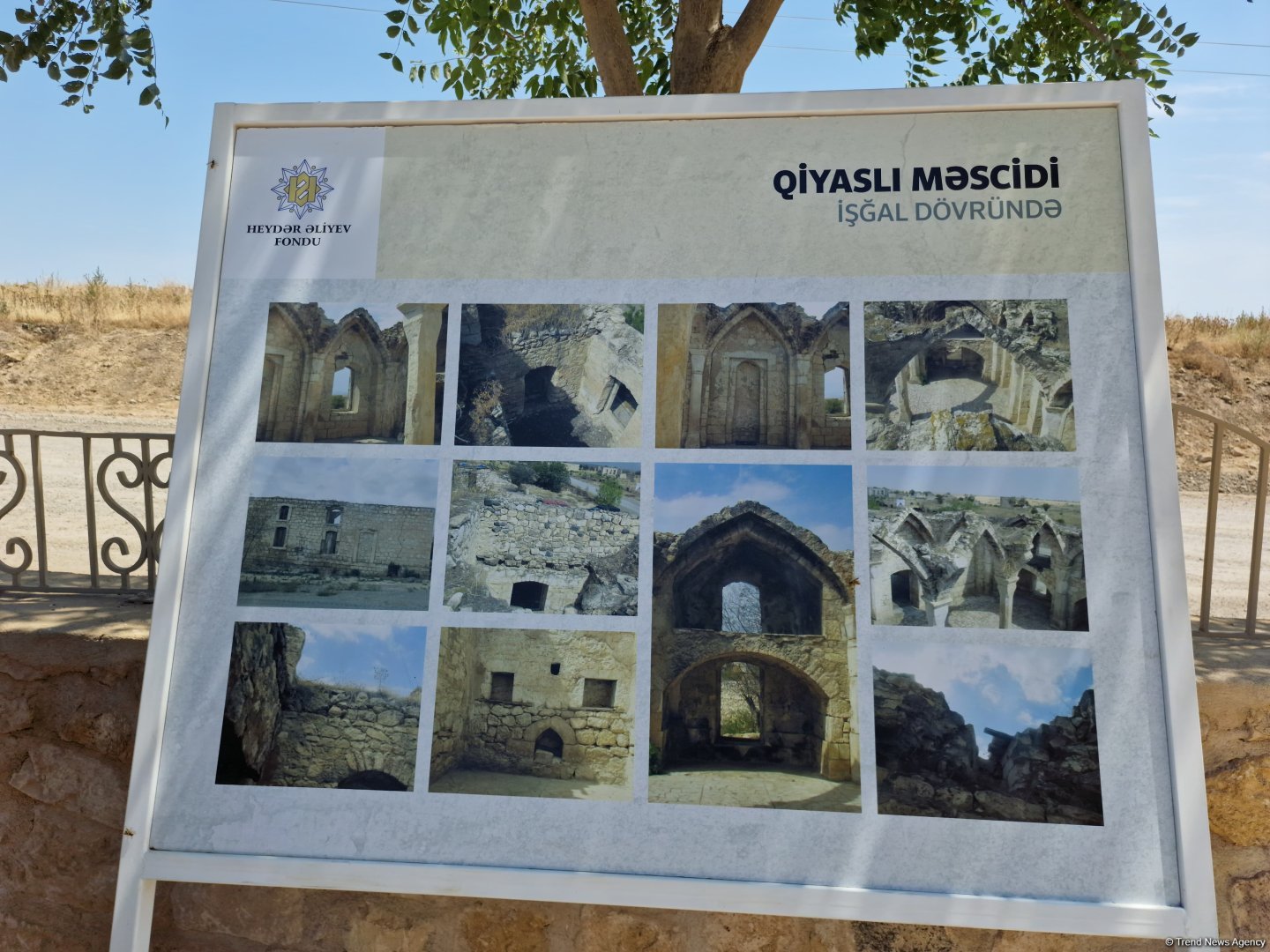 Azerbaijan spotlights devastation of historic Giyasly mosque amid Armenian occupation (PHOTO)