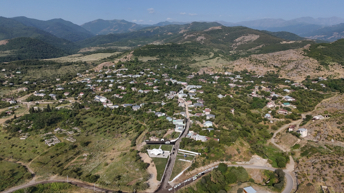 Azerbaijan counts fully restored houses in its Khanyurdu village