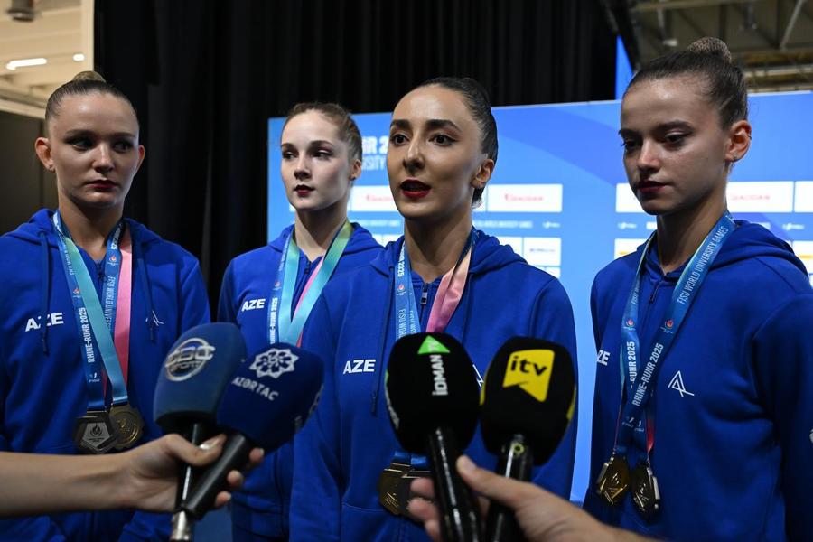 Azerbaijani gymnasts win 2 gold and 1 silver medal at Universiade (PHOTO)