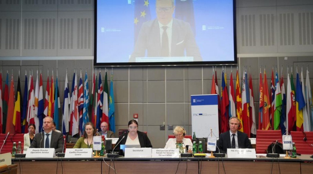 Estonia hands over OSCE security forum leadership to Finland