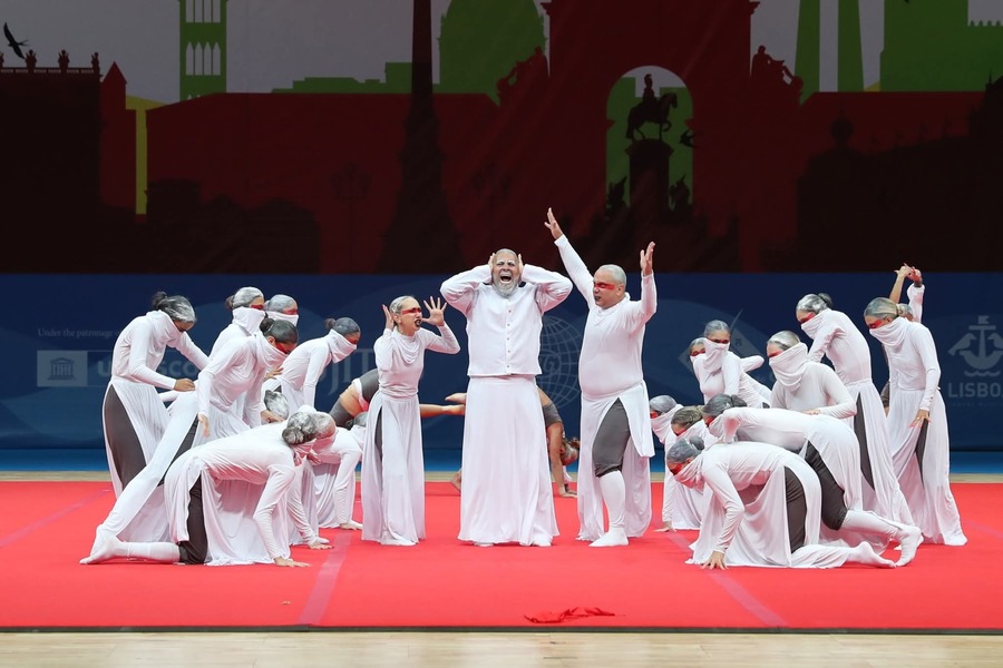 Azerbaijani gymnasts successfully perform in Portugal (PHOTO)
