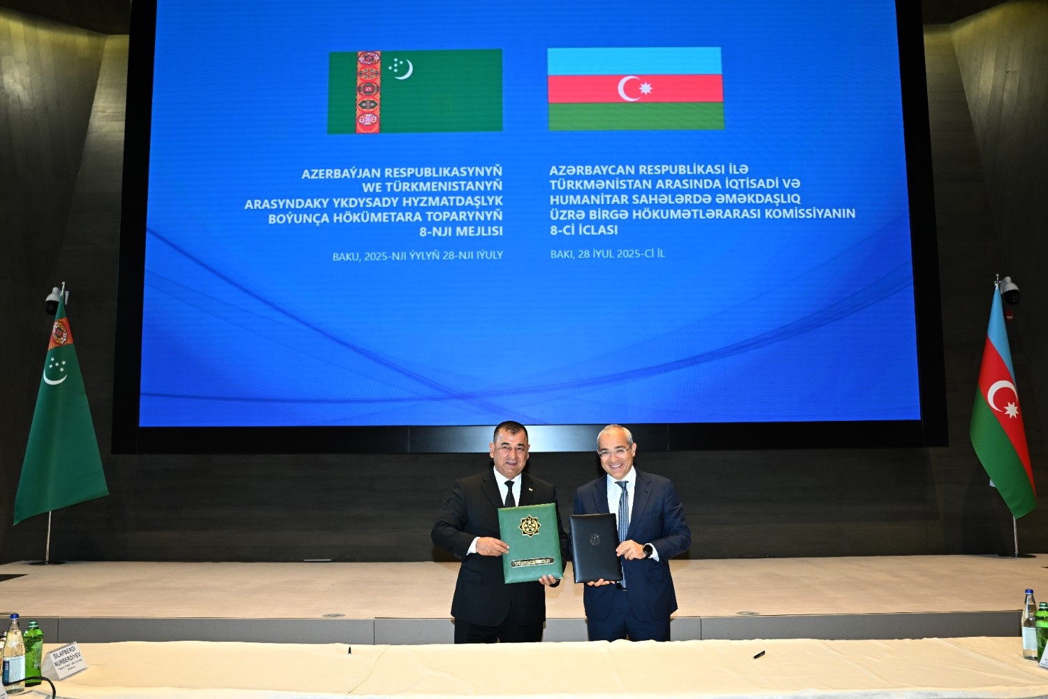 Azerbaijani-Turkmen joint intergovernmental commission views fresh outlooks (PHOTO)