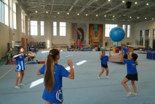 Azerbaijan's Baku hosts trampoline gymnastics training camp (PHOTO)