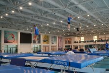 Azerbaijan's Baku hosts trampoline gymnastics training camp (PHOTO)
