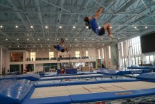 Azerbaijan's Baku hosts trampoline gymnastics training camp (PHOTO)