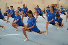 Azerbaijan's Baku hosts trampoline gymnastics training camp (PHOTO)