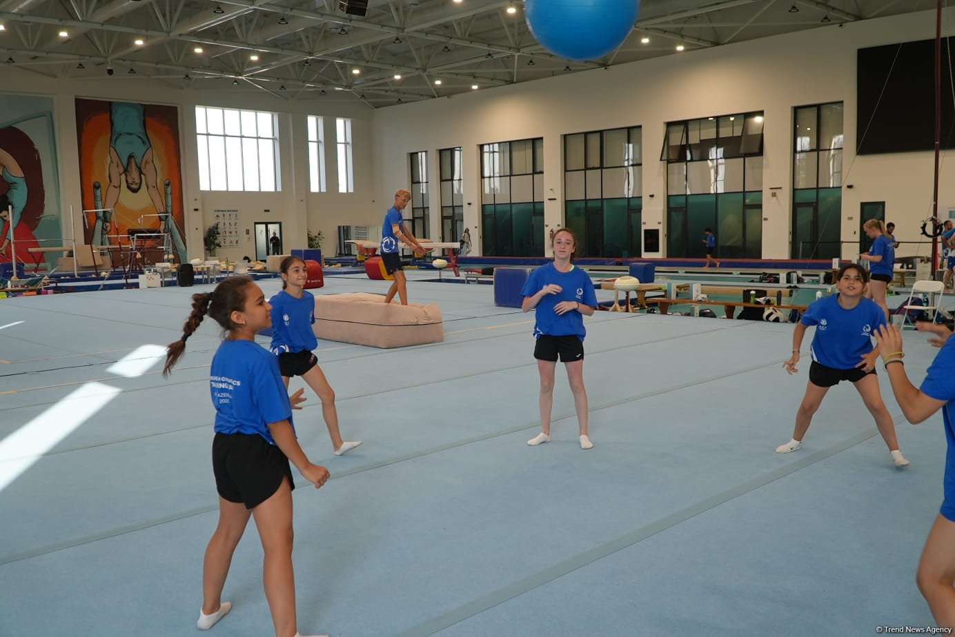 Azerbaijan's Baku hosts trampoline gymnastics training camp (PHOTO)