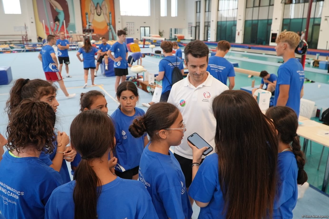Azerbaijan's Baku hosts trampoline gymnastics training camp (PHOTO)