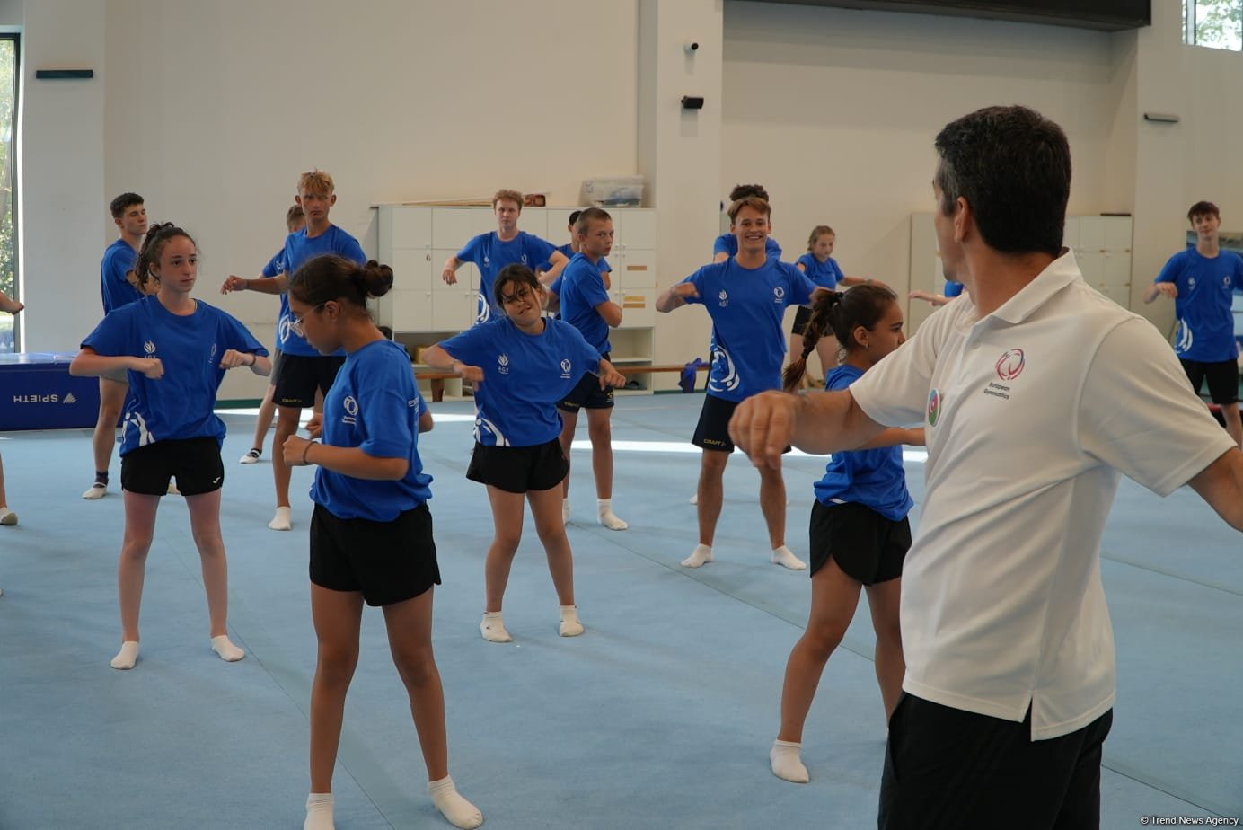 Azerbaijan's Baku hosts trampoline gymnastics training camp (PHOTO)