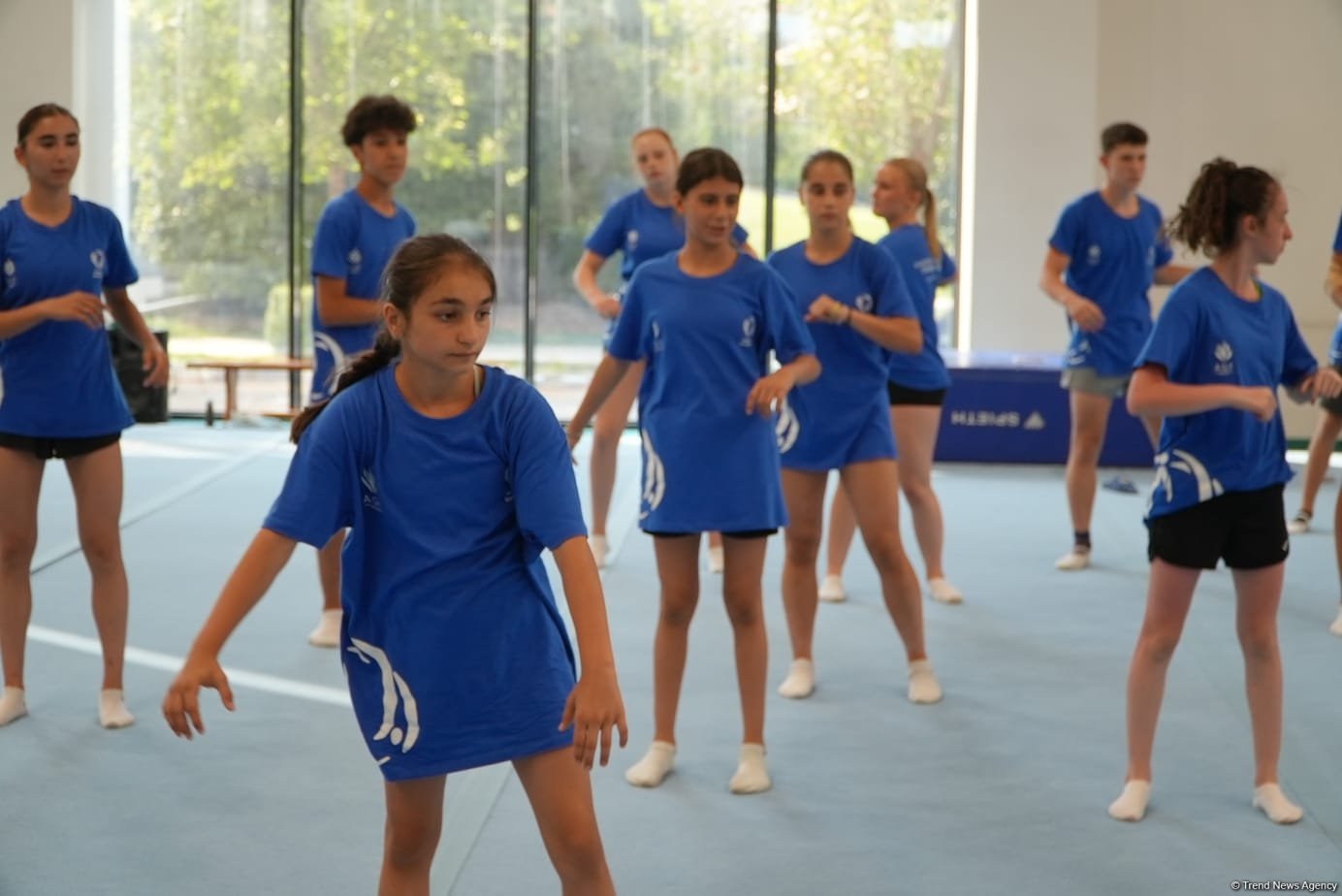 Azerbaijan's Baku hosts trampoline gymnastics training camp (PHOTO)