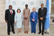 Azerbaijani parliament speaker addresses 6th World Conference (PHOTO)