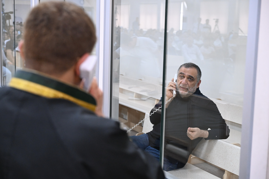 Azerbaijan’s Baku court continues proceedings on Ruben Vardanyan criminal case (PHOTO)