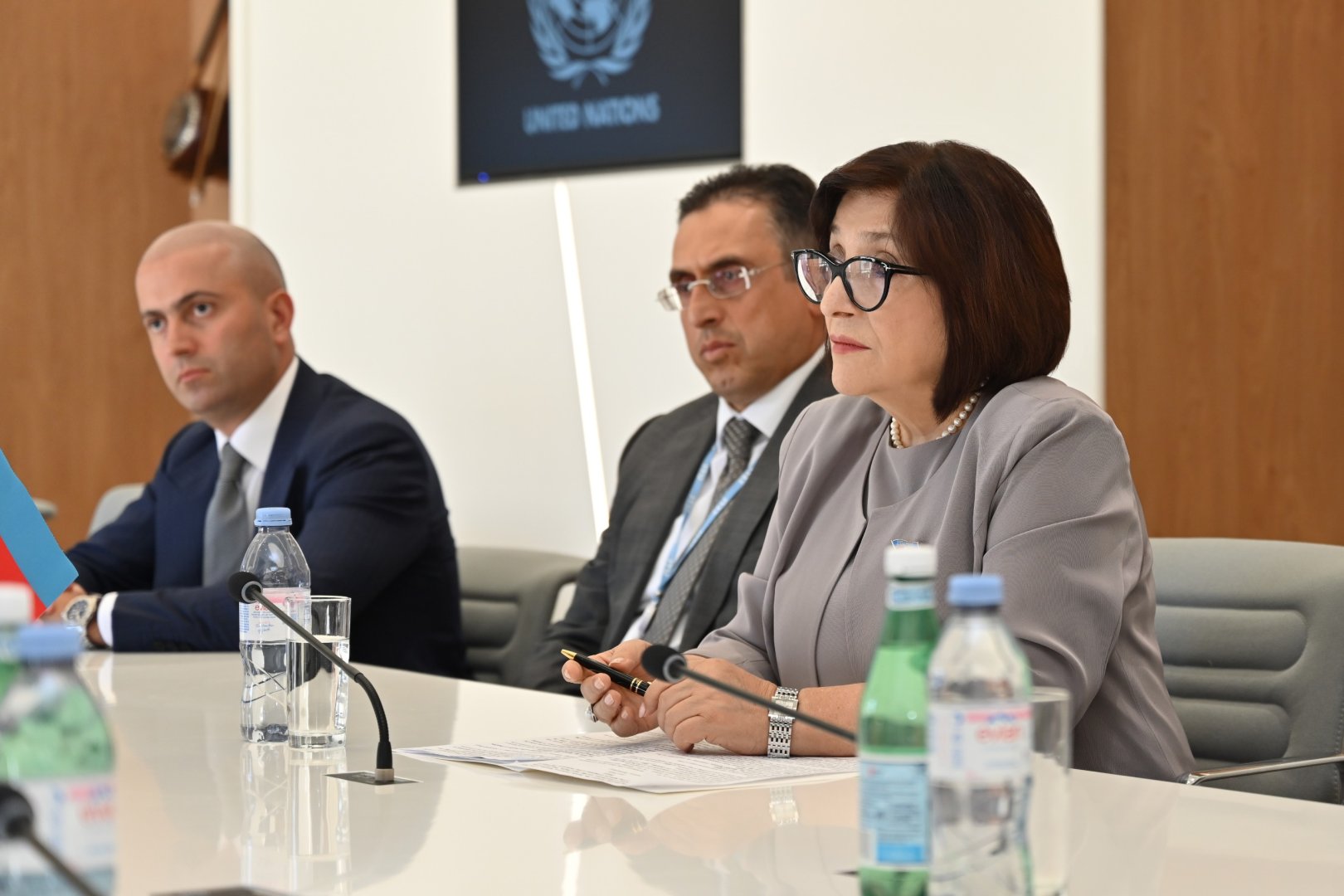 Sahiba Gafarova meets speaker of chamber of deputies of Brazil (PHOTO)