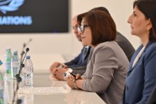 Sahiba Gafarova meets speaker of chamber of deputies of Brazil (PHOTO)