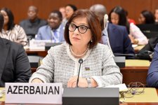 Azerbaijani Parliament head addresses panel discussion at 6th World Conference of Speakers of Parliaments (PHOTO)