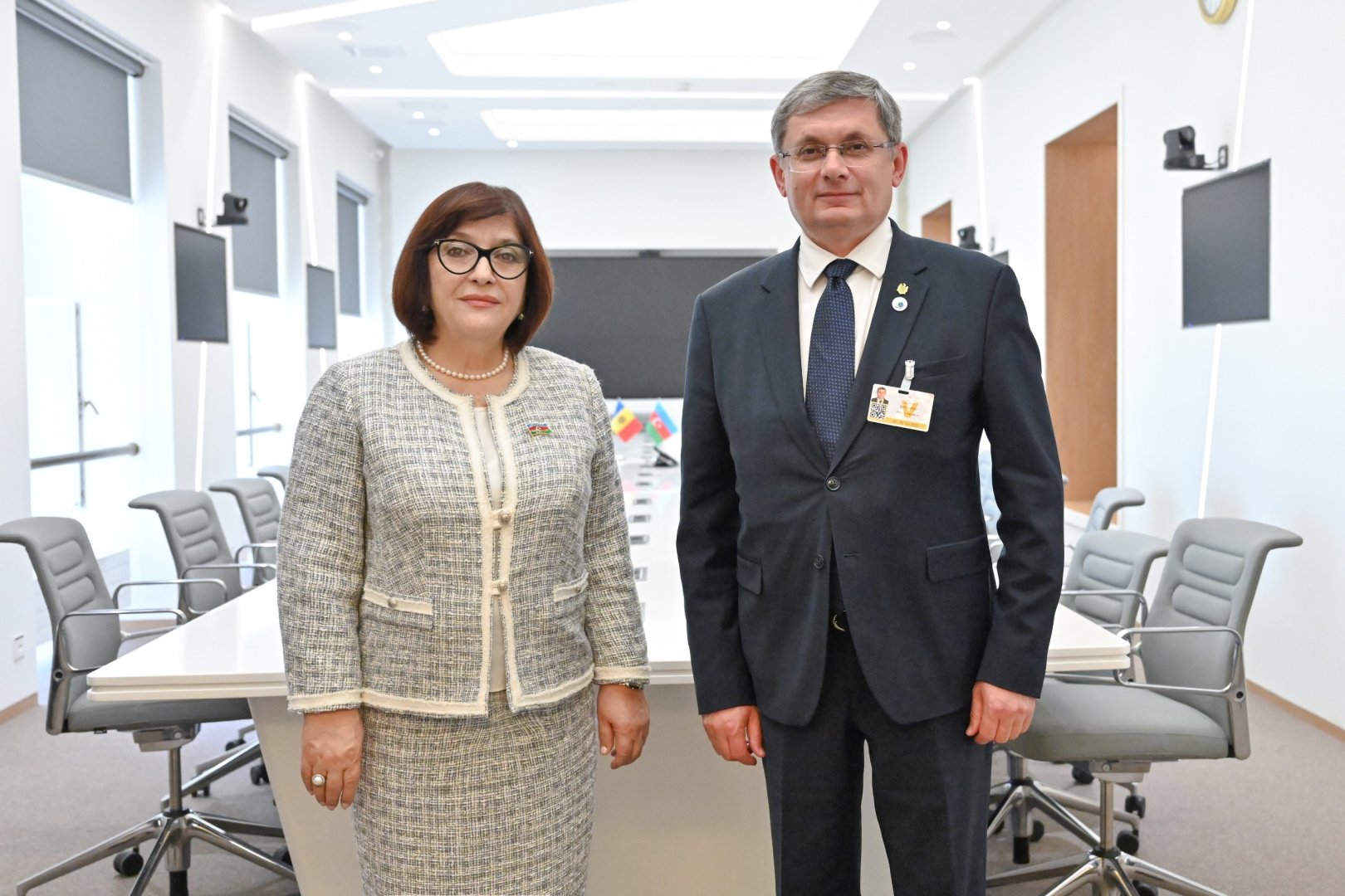 Azerbaijani Parliament Speaker holds diplomatic talks with counterparts in Geneva (PHOTO)