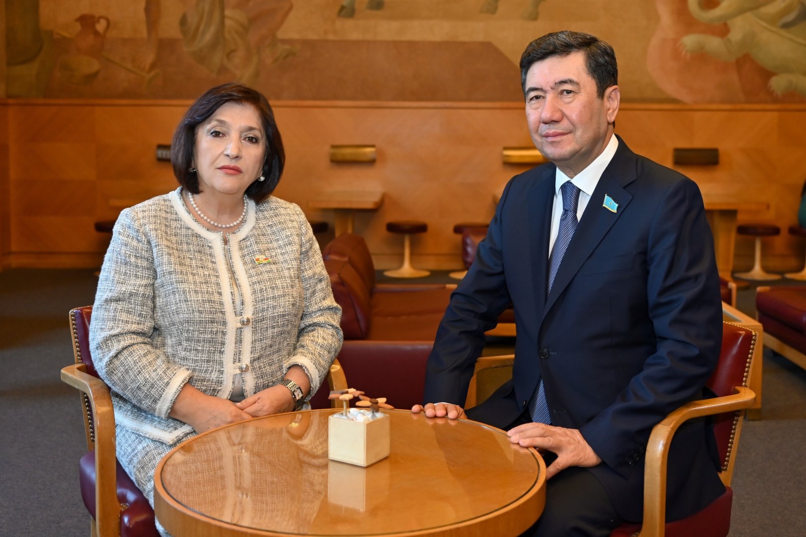 Azerbaijani Parliament Speaker holds diplomatic talks with counterparts in Geneva (PHOTO)