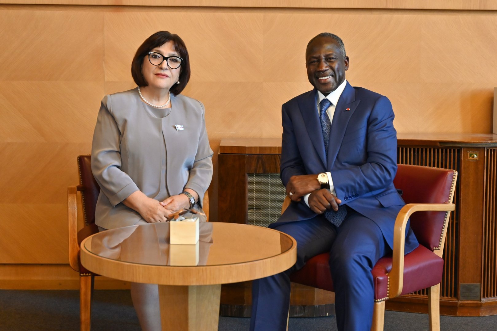Azerbaijani Parliament Speaker holds diplomatic talks with counterparts in Geneva (PHOTO)