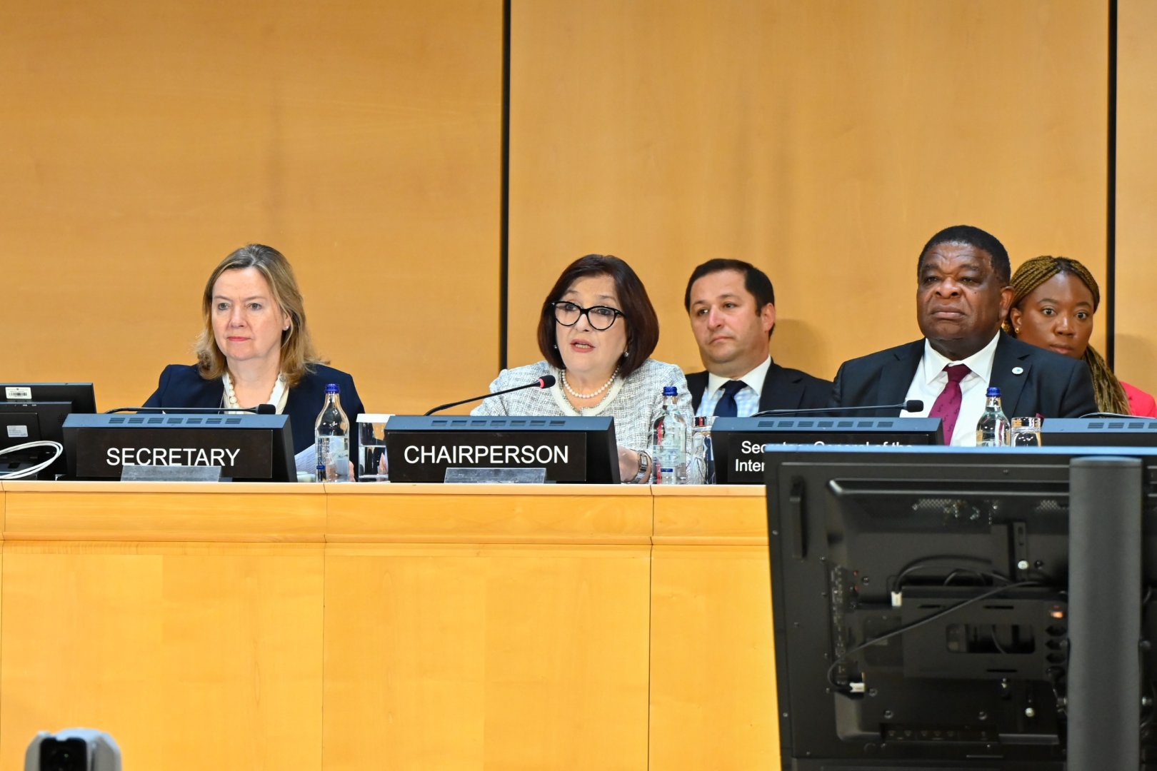 Azerbaijani Parliament head presides over second day of 6th World Conference of Speakers of Parliaments (PHOTO)