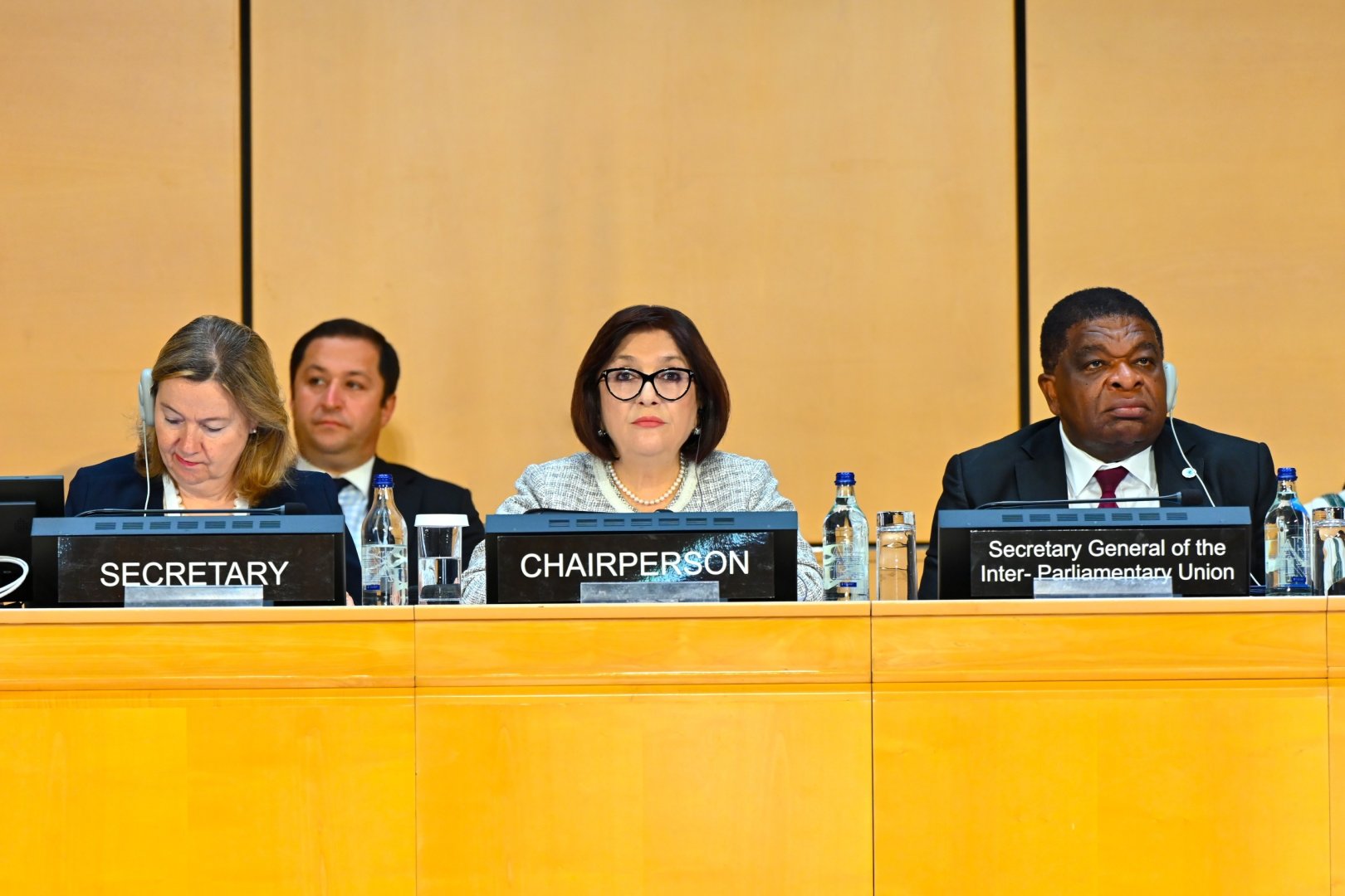 Azerbaijani Parliament head presides over second day of 6th World Conference of Speakers of Parliaments (PHOTO)