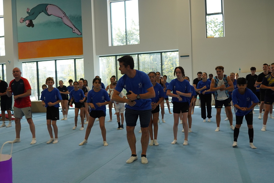 Azerbaijan's Baku hosts first int'l trampoline gymnastics training camp (PHOTO)