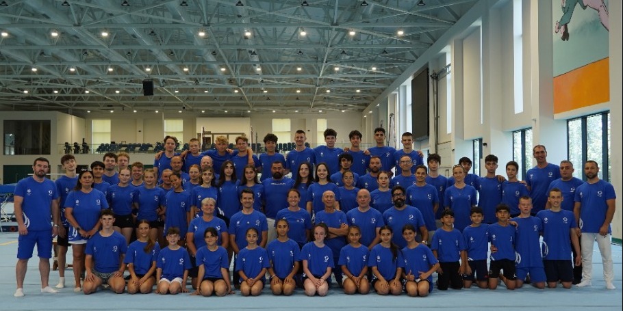 Azerbaijan's Baku hosts first int'l trampoline gymnastics training camp (PHOTO)