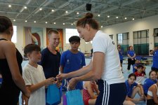 Azerbaijan's Baku hosts first int'l trampoline gymnastics training camp (PHOTO)
