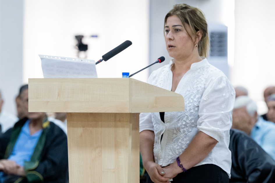 Armenian armed forces' house-destroying victims and mine victims testify in court (PHOTO)