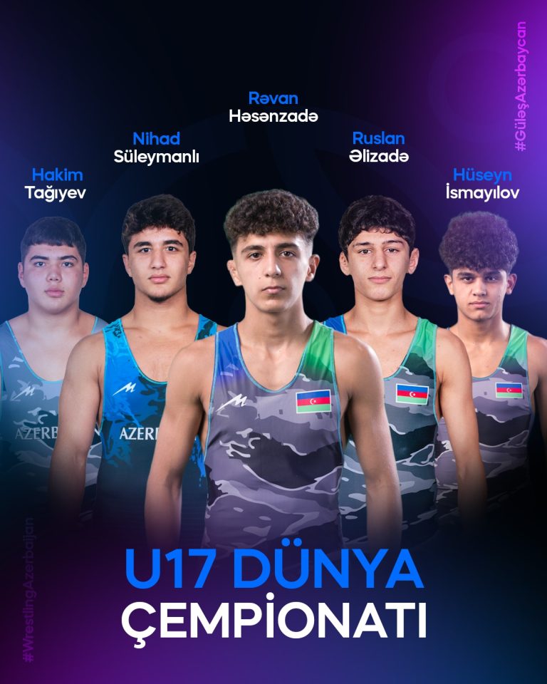 Azerbaijani wrestlers finish U17 World Wrestling Championships with four medals